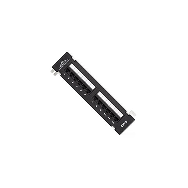 Cat 6 Patch Panel, 12-Port